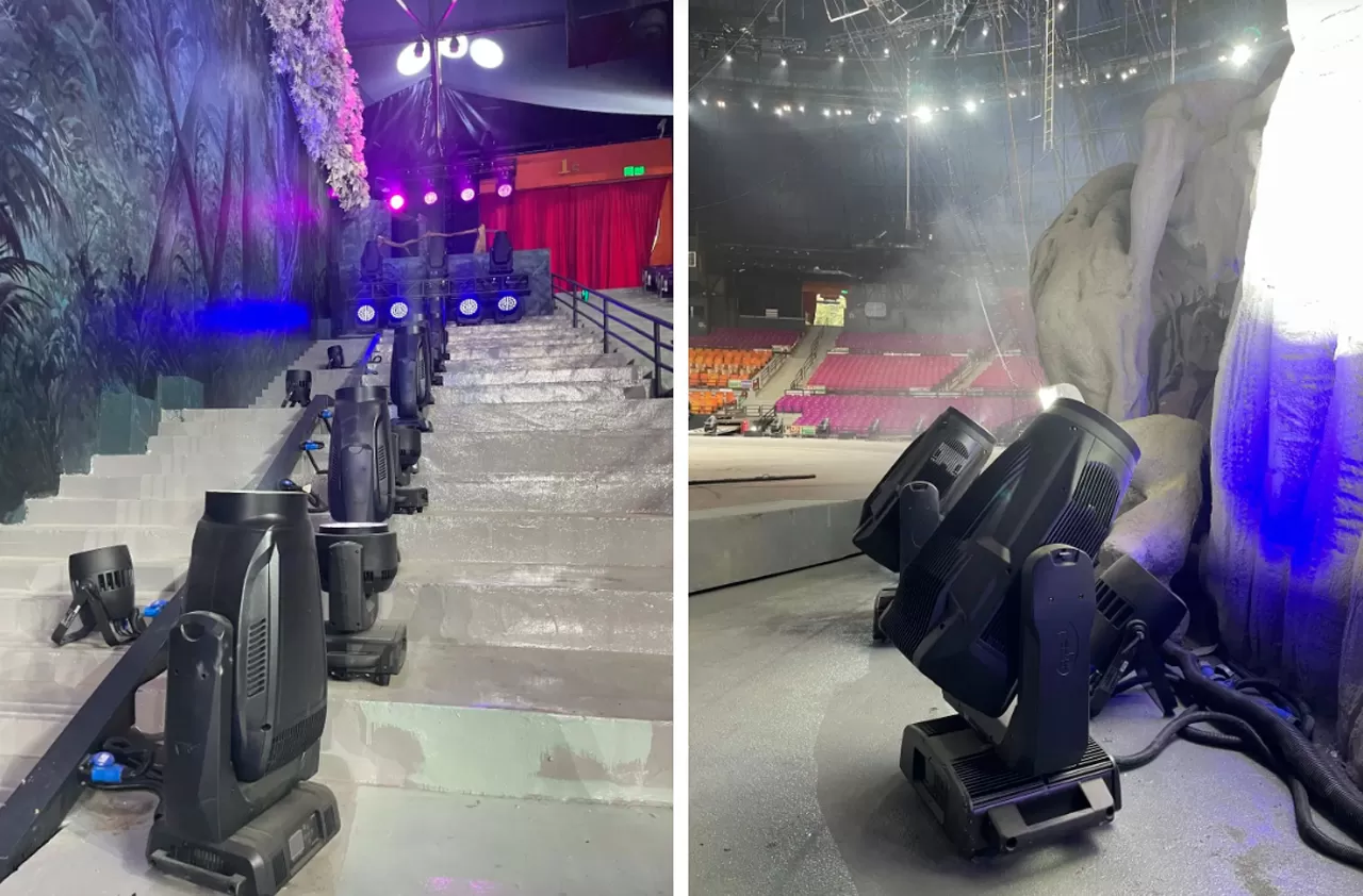 Golden Sea Fixtures Together with Chimelong International Circus Presented a Circus Feast Golden Sea Fixtures Together with Chimelong International Circus Presented a Circus Feast