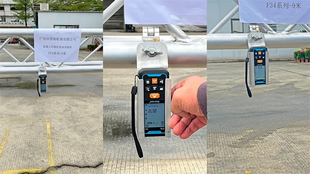 WTC Has Passed the Bearing Test of Manipulator Welding Truss WTC Has Passed the Bearing Test of Manipulator Welding Truss